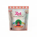 Dye & Scent Free Mastercase by Love Brands, full bulk carton holding ten pouches of laundry paks for fragrance-free washing