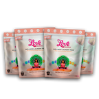 Dye Free and Scent Free laundry pouch bundle, four pouches arranged together for the Buy 3 Get 1 Free offer from Love Brands