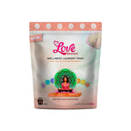 Love Paks Dye & Scent Free packaging close-up highlighting the sensitive skin label and plant-based formula details