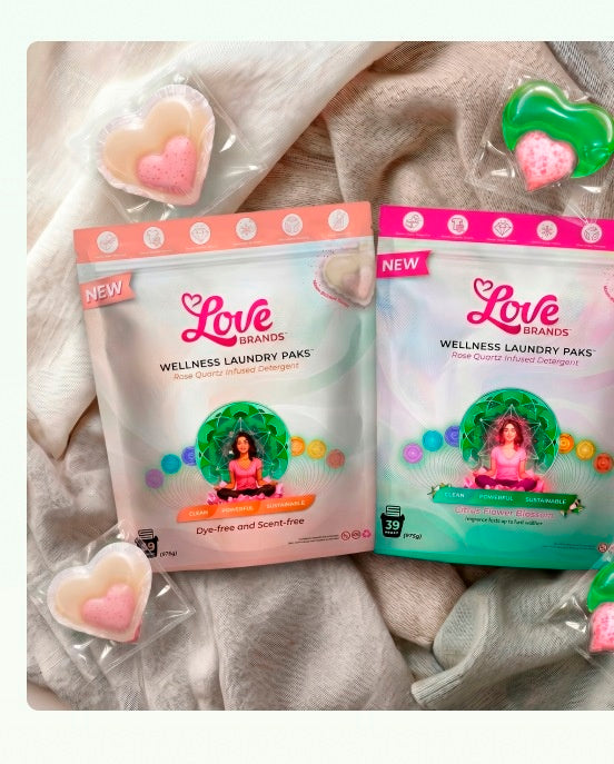 Two Love Paks wellness laundry pouches