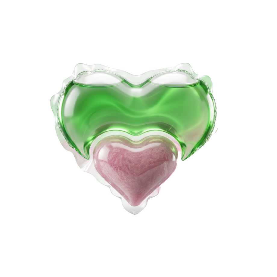 Love Brands rose quartz heart pak